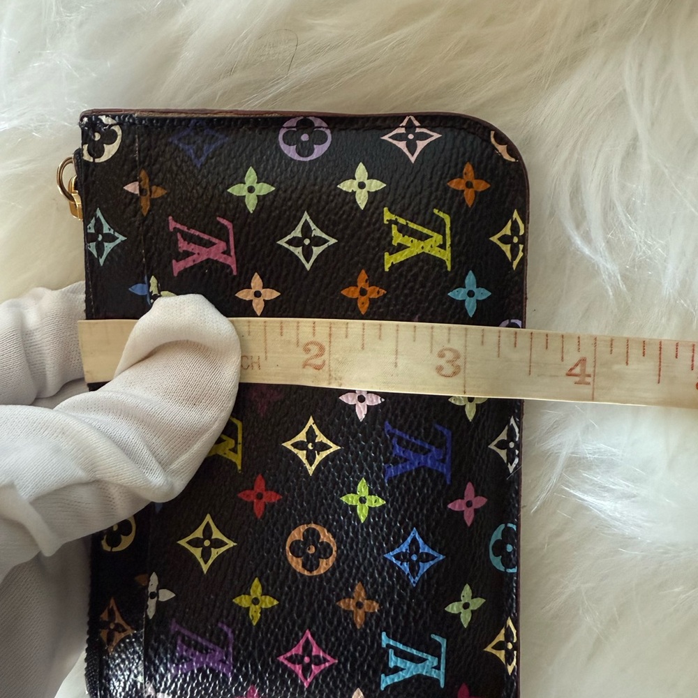 Louis Vuitton Black Multicolor Monogram Wristlet - Picture 12 of 17